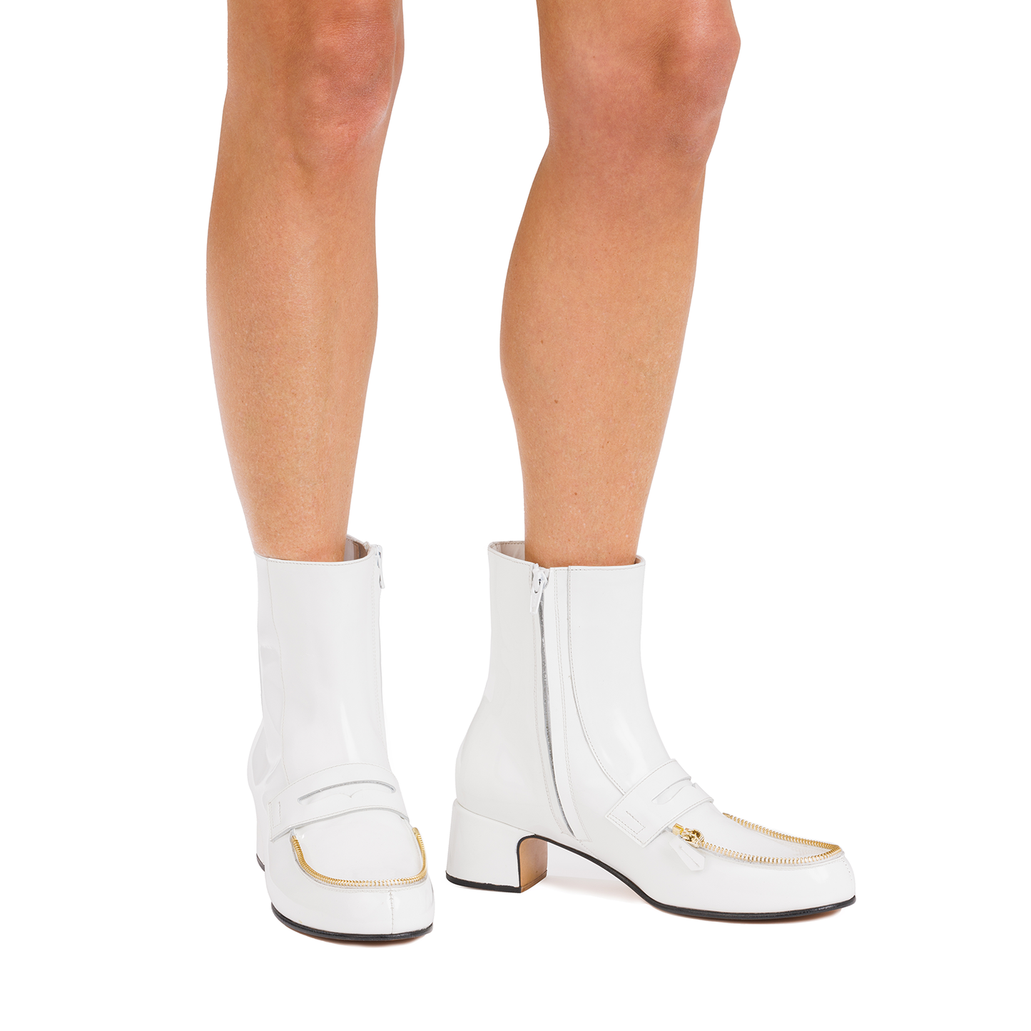 Uplifted ankle boot