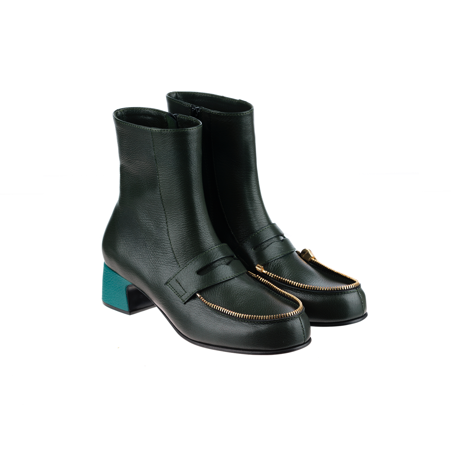 Uplifted ankle boot