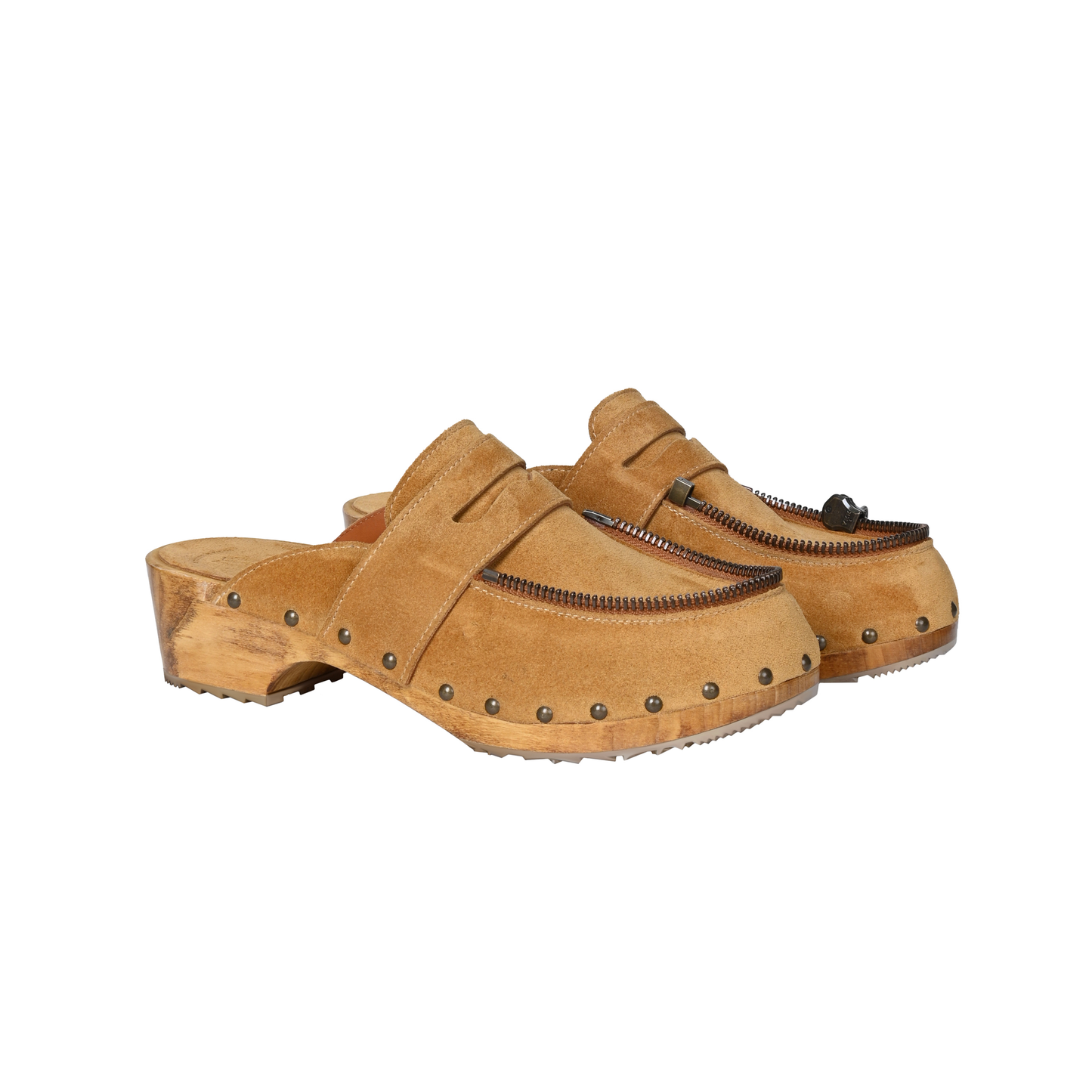 Zipped clogs