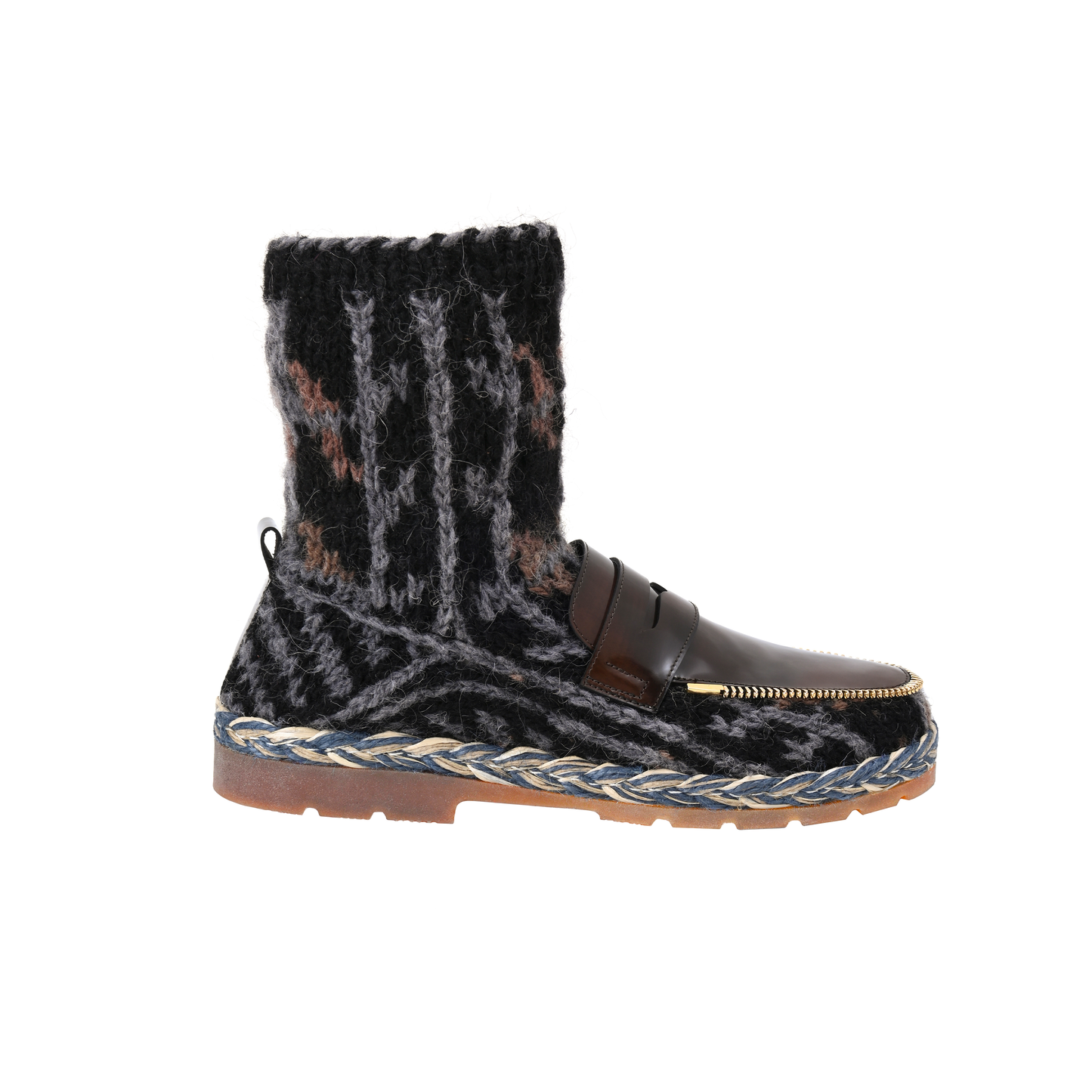 Tushetian wool mocassin