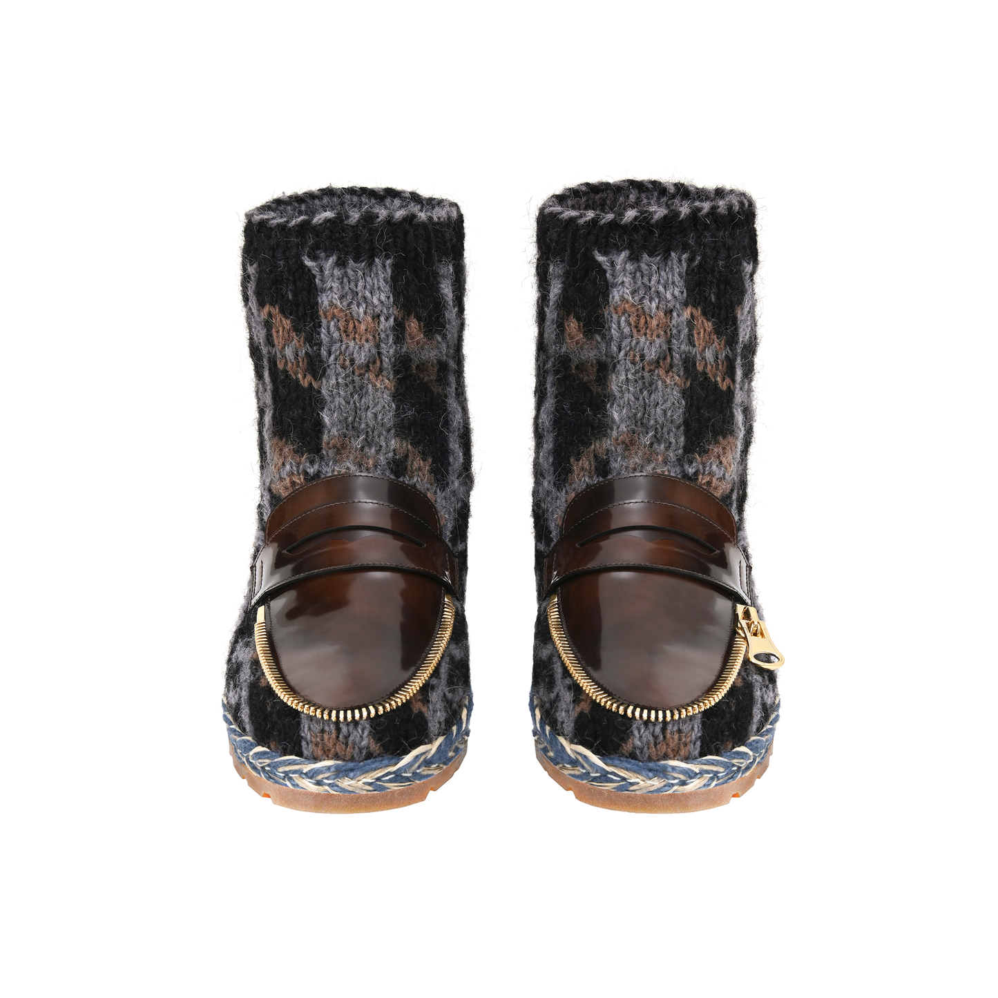 Tushetian wool mocassin