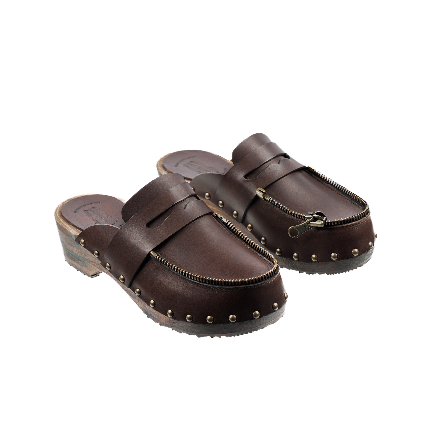 Zipped clogs