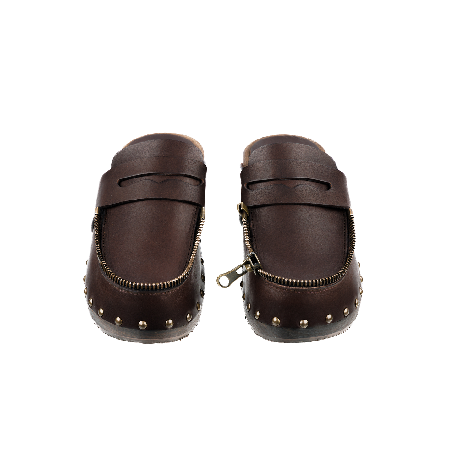 Zipped clogs